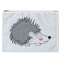 Porcupine T-shirtwhite Look Calm Porcupine 03 T-shirt Cosmetic Bag (xxl) by EnriqueJohnson