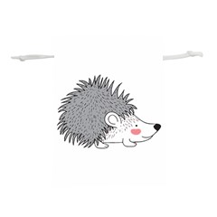 Porcupine T-shirtwhite Look Calm Porcupine 03 T-shirt Lightweight Drawstring Pouch (s) by EnriqueJohnson