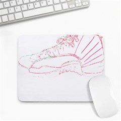 Funny Momments T- Shirt I Walk Around Like Everything’s Fine, But Deep Down, Inside My Shoe, My Sock Small Mousepad by ZUXUMI