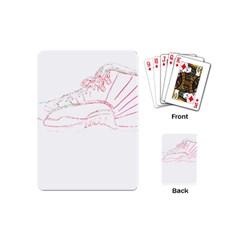 Funny Momments T- Shirt I Walk Around Like Everything’s Fine, But Deep Down, Inside My Shoe, My Sock Playing Cards Single Design (mini) by ZUXUMI