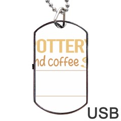 Pottery T-shirtif It Involves Coffee Pottery Potter T-shirt Dog Tag Usb Flash (one Side)