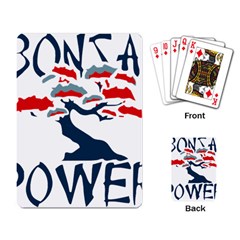 Power Of The Bonsai T-shirtpower Of The Bonsai T-shirt (1) Playing Cards Single Design (Rectangle)