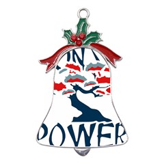 Power Of The Bonsai T-shirtpower Of The Bonsai T-shirt (1) Metal Holly Leaf Bell Ornament by EnriqueJohnson