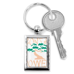 Power Of The Bonsai T-shirtpower Of The Bonsai T-shirt Key Chain (rectangle) by EnriqueJohnson