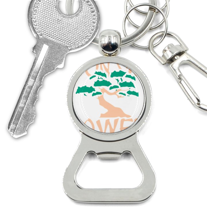 Power Of The Bonsai T-shirtpower Of The Bonsai T-shirt Bottle Opener Key Chain