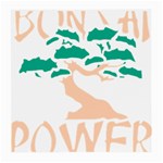 Power Of The Bonsai T-shirtpower Of The Bonsai T-shirt Medium Glasses Cloth (2 Sides) Front