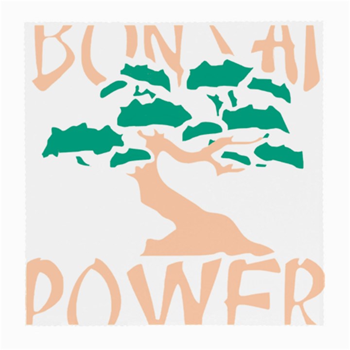 Power Of The Bonsai T-shirtpower Of The Bonsai T-shirt Medium Glasses Cloth (2 Sides)