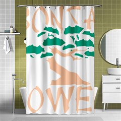 Power Of The Bonsai T-shirtpower Of The Bonsai T-shirt Shower Curtain 48  X 72  (small)  by EnriqueJohnson