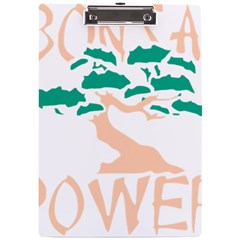 Power Of The Bonsai T-shirtpower Of The Bonsai T-shirt A4 Acrylic Clipboard by EnriqueJohnson