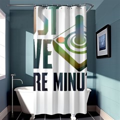 Gaming Controller Quote T- Shirt A Gaming Controller Quote Just Five More Minutes T- Shirt Shower Curtain 36  X 72  (stall)  by ZUXUMI