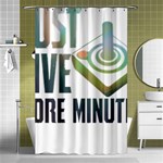 Gaming Controller Quote T- Shirt A Gaming Controller Quote Just Five More Minutes T- Shirt Shower Curtain 48  x 72  (Small)  Curtain(48  X 72 )