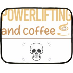 Powerlifting T-shirtif It Involves Coffee Powerlifting T-shirt Fleece Blanket (mini) by EnriqueJohnson