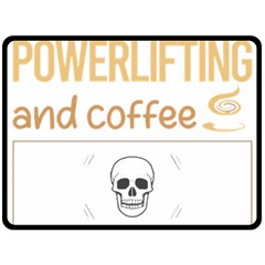 Powerlifting T-shirtif It Involves Coffee Powerlifting T-shirt Fleece Blanket (large) by EnriqueJohnson