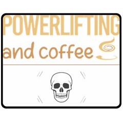 Powerlifting T-shirtif It Involves Coffee Powerlifting T-shirt Fleece Blanket (medium) by EnriqueJohnson