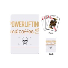 Powerlifting T-shirtif It Involves Coffee Powerlifting T-shirt Playing Cards Single Design (mini) by EnriqueJohnson