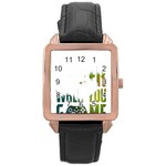 Gaming Controller Quote T- Shirt A Gaming Controller Quote Life Is Better When You Game T- Shirt (1) Rose Gold Leather Watch  Front