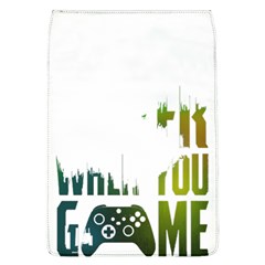 Gaming Controller Quote T- Shirt A Gaming Controller Quote Life Is Better When You Game T- Shirt (1) Removable Flap Cover (L)