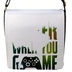 Gaming Controller Quote T- Shirt A Gaming Controller Quote Life Is Better When You Game T- Shirt (1) Flap Closure Messenger Bag (S)