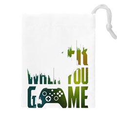 Gaming Controller Quote T- Shirt A Gaming Controller Quote Life Is Better When You Game T- Shirt (1) Drawstring Pouch (4XL)