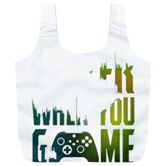 Gaming Controller Quote T- Shirt A Gaming Controller Quote Life Is Better When You Game T- Shirt (1) Full Print Recycle Bag (XXL)