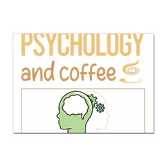 Psychology T-shirtif It Involves Coffee Psychology T-shirt Sticker A4 (100 Pack) by EnriqueJohnson