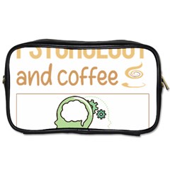 Psychology T-shirtif It Involves Coffee Psychology T-shirt Toiletries Bag (one Side) by EnriqueJohnson