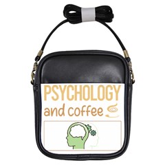 Psychology T-shirtif It Involves Coffee Psychology T-shirt Girls Sling Bag by EnriqueJohnson