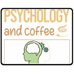 Psychology T-shirtif It Involves Coffee Psychology T-shirt Fleece Blanket (medium) by EnriqueJohnson