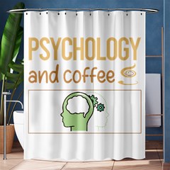 Psychology T-shirtif It Involves Coffee Psychology T-shirt Shower Curtain 60  X 72  (medium)  by EnriqueJohnson