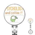 Psychology T-shirtif It Involves Coffee Psychology T-shirt Stainless Steel Nurses Watch Front