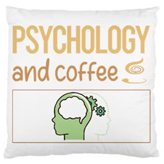 Psychology T-shirtif It Involves Coffee Psychology T-shirt Large Premium Plush Fleece Cushion Case (one Side) by EnriqueJohnson