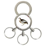 Quail T-shirtsteal Your Heart Quail 02 T-shirt 3-Ring Key Chain Front