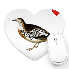 Quail T-shirtsteal Your Heart Quail 02 T-shirt Heart Mousepad by EnriqueJohnson