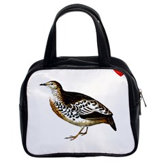 Quail T-shirtsteal Your Heart Quail 02 T-shirt Classic Handbag (two Sides) by EnriqueJohnson