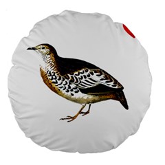 Quail T-shirtsteal Your Heart Quail 02 T-shirt Large 18  Premium Round Cushions by EnriqueJohnson