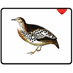 Quail T-shirtsteal Your Heart Quail 02 T-shirt Two Sides Fleece Blanket (medium) by EnriqueJohnson