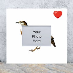 Quail T-shirtsteal Your Heart Quail 02 T-shirt White Wall Photo Frame 5  X 7  by EnriqueJohnson