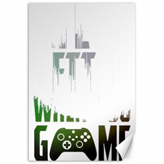 Gaming Controller Quote T- Shirt A Gaming Controller Quote Life Is Better When You Game T- Shirt (3) Canvas 20  X 30  by ZUXUMI