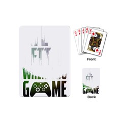 Gaming Controller Quote T- Shirt A Gaming Controller Quote Life Is Better When You Game T- Shirt (3) Playing Cards Single Design (mini) by ZUXUMI