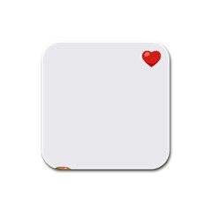 Quail T-shirtsteal Your Heart Quail 20 T-shirt Rubber Square Coaster (4 Pack) by EnriqueJohnson