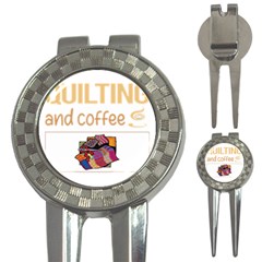 Quilting T-shirtif It Involves Coffee Quilting Quilt Quilter T-shirt 3-in-1 Golf Divots by EnriqueJohnson