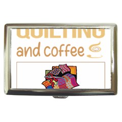 Quilting T-shirtif It Involves Coffee Quilting Quilt Quilter T-shirt Cigarette Money Case by EnriqueJohnson