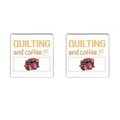 Quilting T-shirtif It Involves Coffee Quilting Quilt Quilter T-shirt Cufflinks (square) by EnriqueJohnson