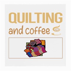 Quilting T-shirtif It Involves Coffee Quilting Quilt Quilter T-shirt Medium Glasses Cloth (2 Sides) by EnriqueJohnson