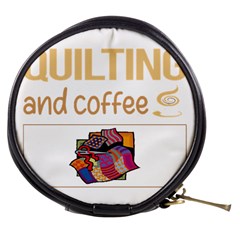 Quilting T-shirtif It Involves Coffee Quilting Quilt Quilter T-shirt Mini Makeup Bag by EnriqueJohnson