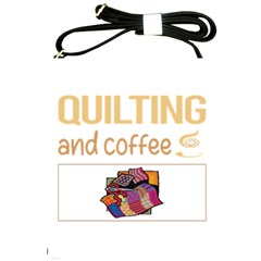 Quilting T-shirtif It Involves Coffee Quilting Quilt Quilter T-shirt Shoulder Sling Bag by EnriqueJohnson