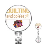 Quilting T-shirtif It Involves Coffee Quilting Quilt Quilter T-shirt Stainless Steel Nurses Watch Front