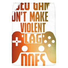 Gaming Controller Quote T- Shirt A Gaming Controller Quote Video Games T- Shirt (1) Removable Flap Cover (s) by ZUXUMI