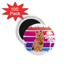 Quokka T-shirtbecause Quokkas Are Freaking Awesome T-shirt 1 75  Magnets (100 Pack)  by EnriqueJohnson