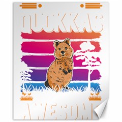 Quokka T-shirtbecause Quokkas Are Freaking Awesome T-shirt Canvas 11  X 14  by EnriqueJohnson